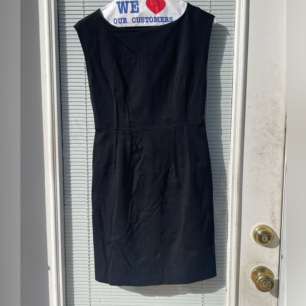 LOFT Black Sheath Dress